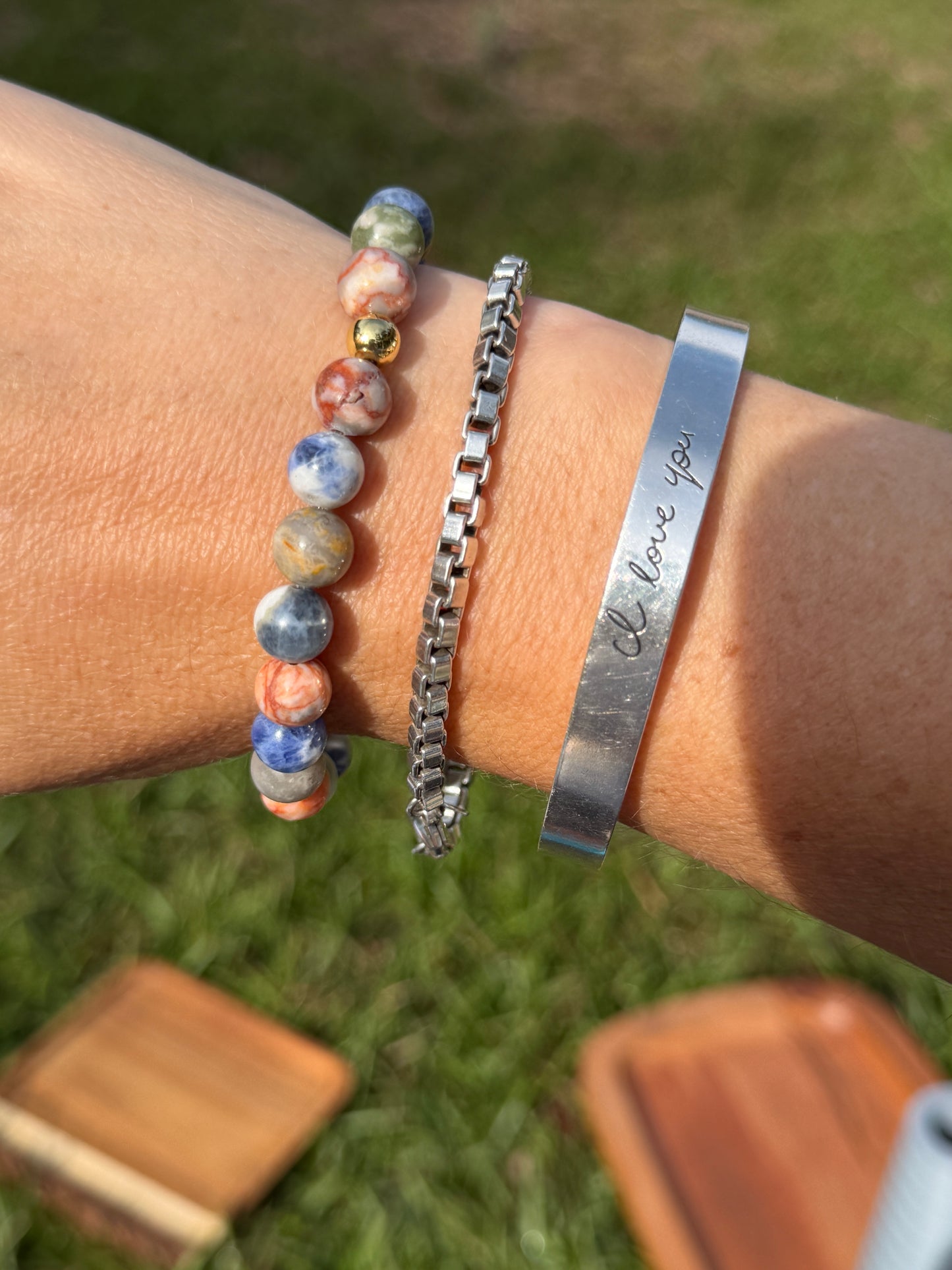 Mixed gemstones
