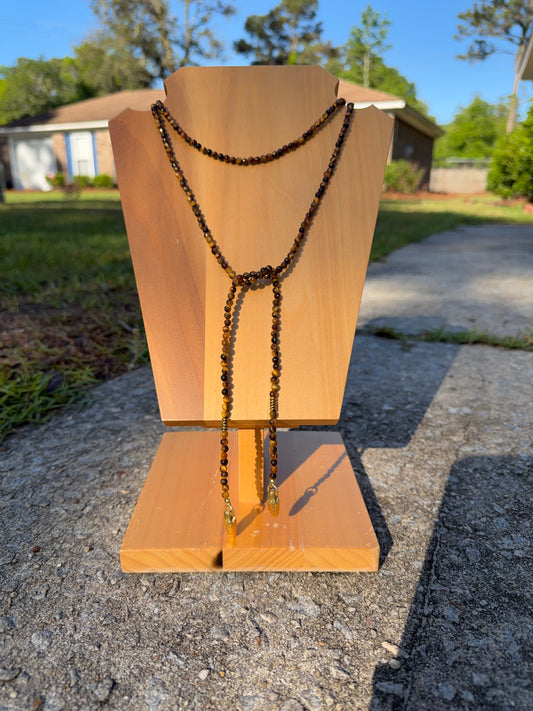 Tiger Eye Lariat