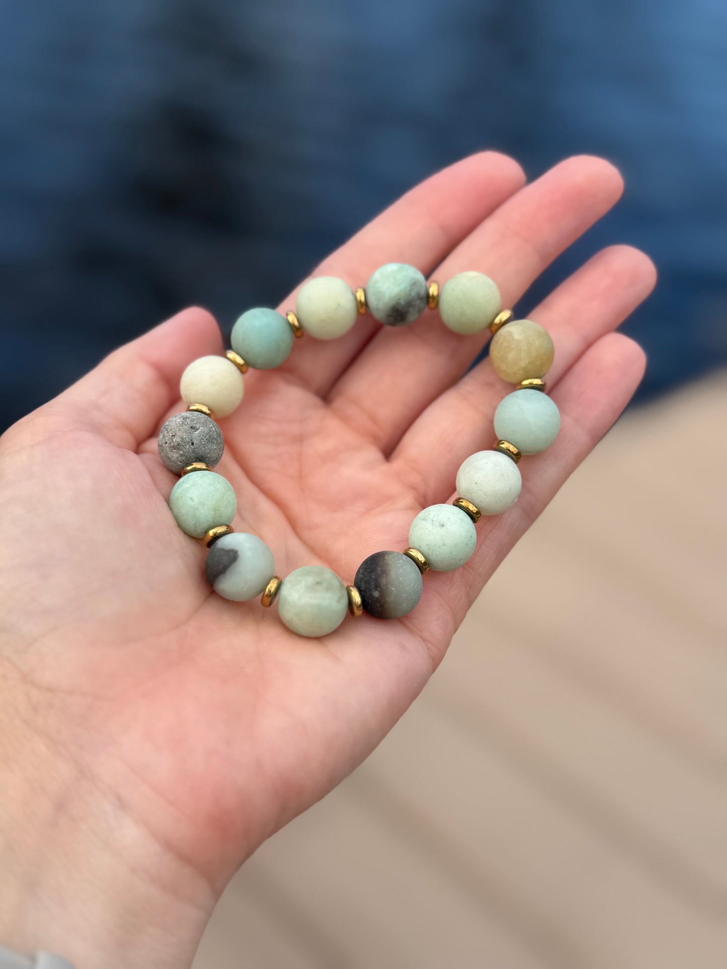 Darker Frosted Amazonite