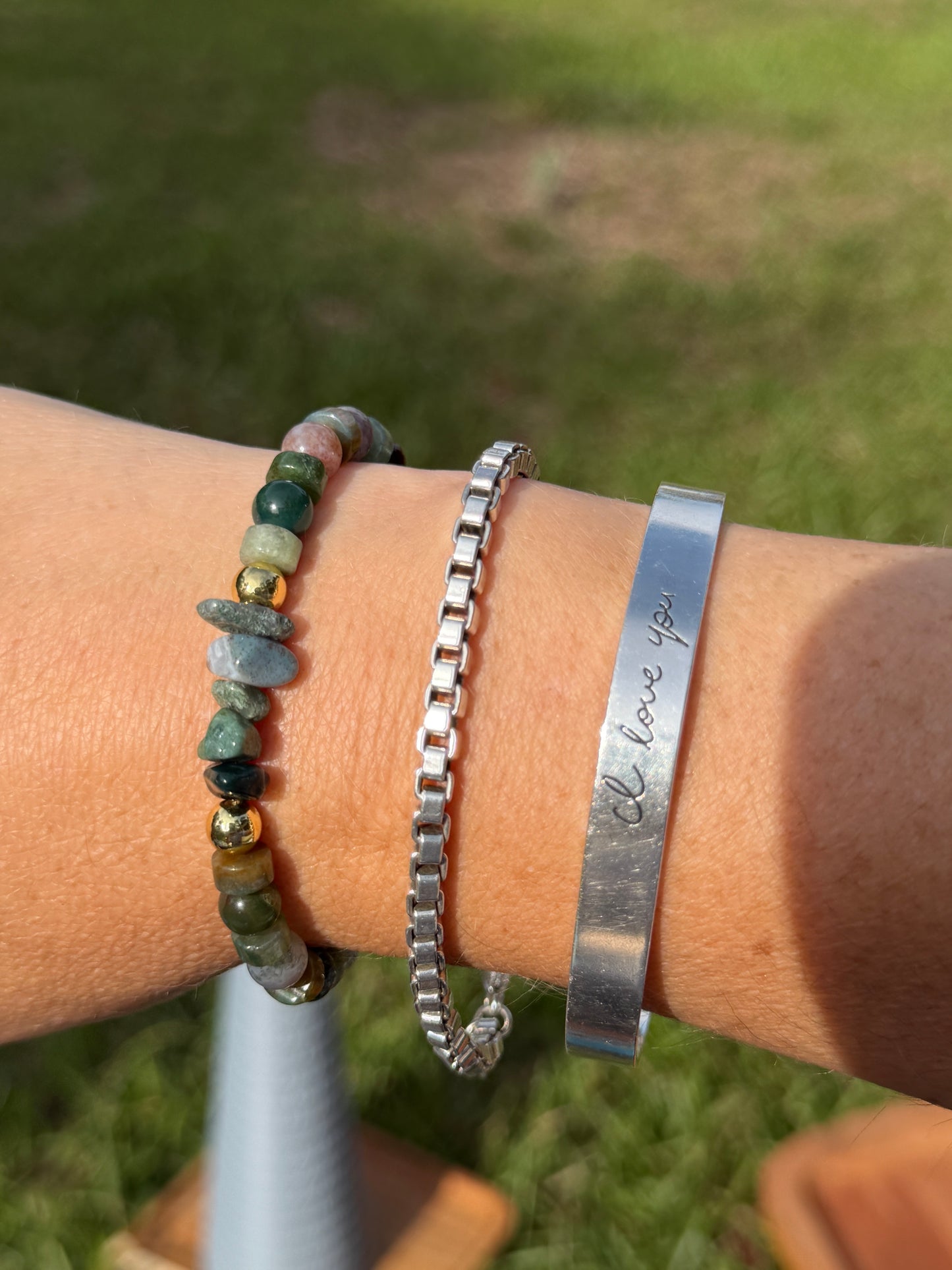 Indian Agate Bracelet