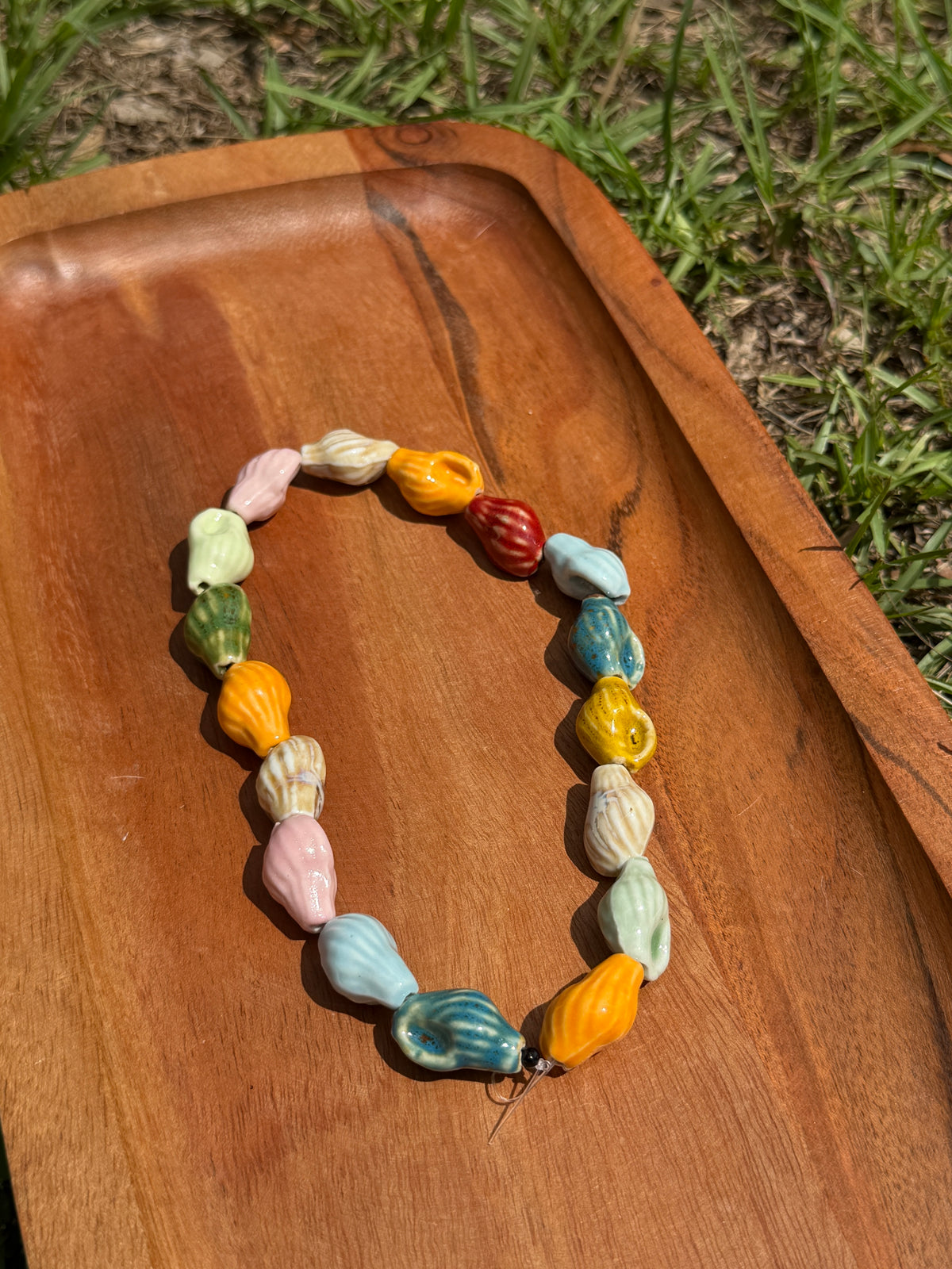 Ceramic Shell - Bead Strand