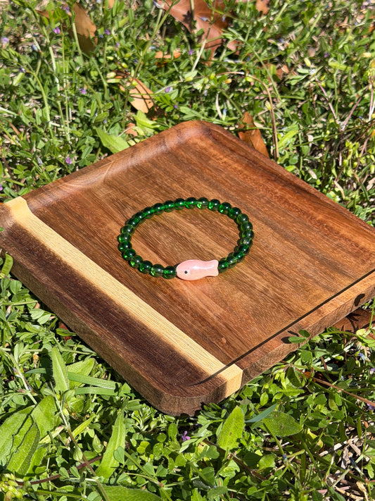 Peach Fishie Stretch bracelet