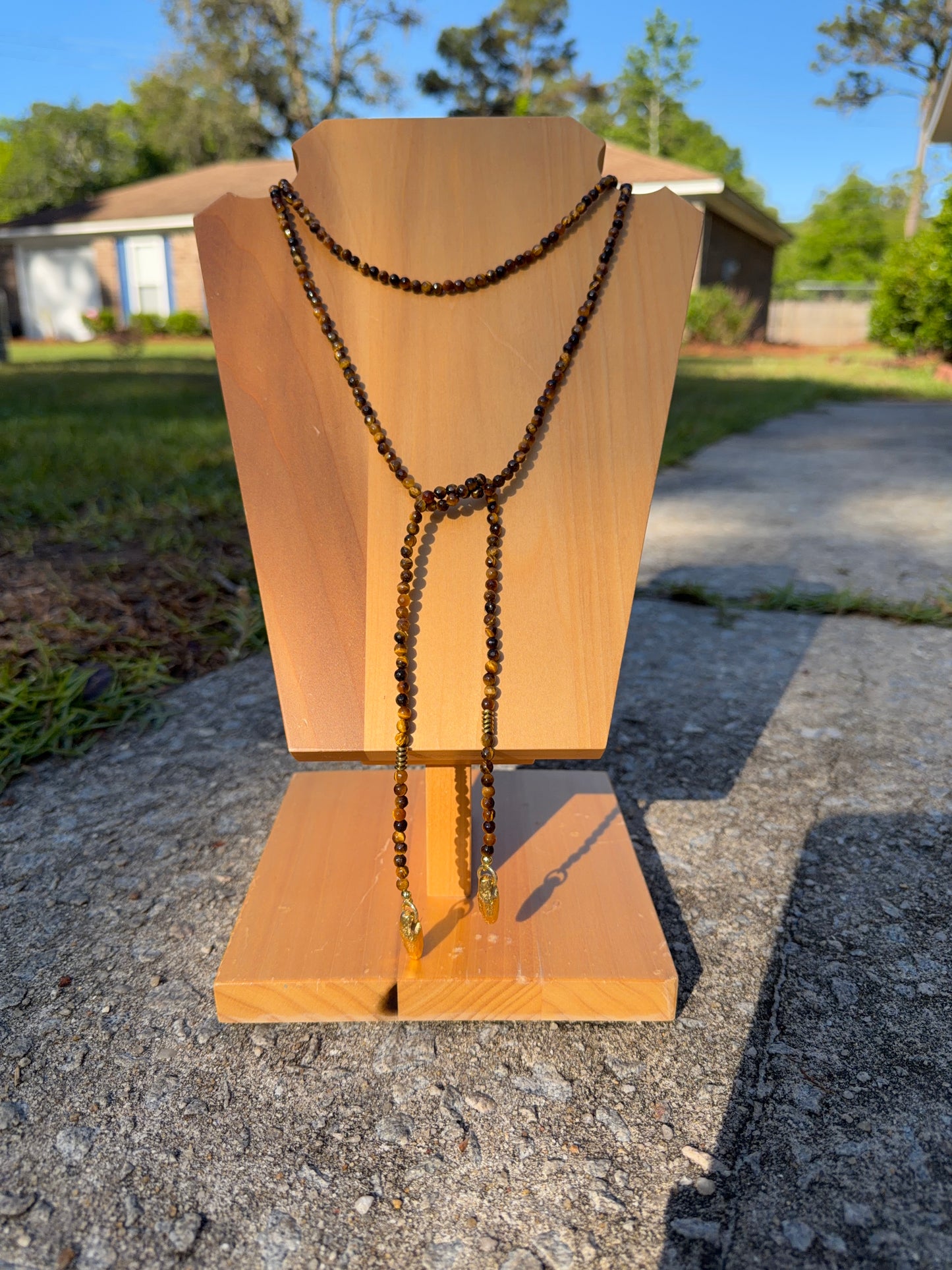 Tiger Eye Lariat
