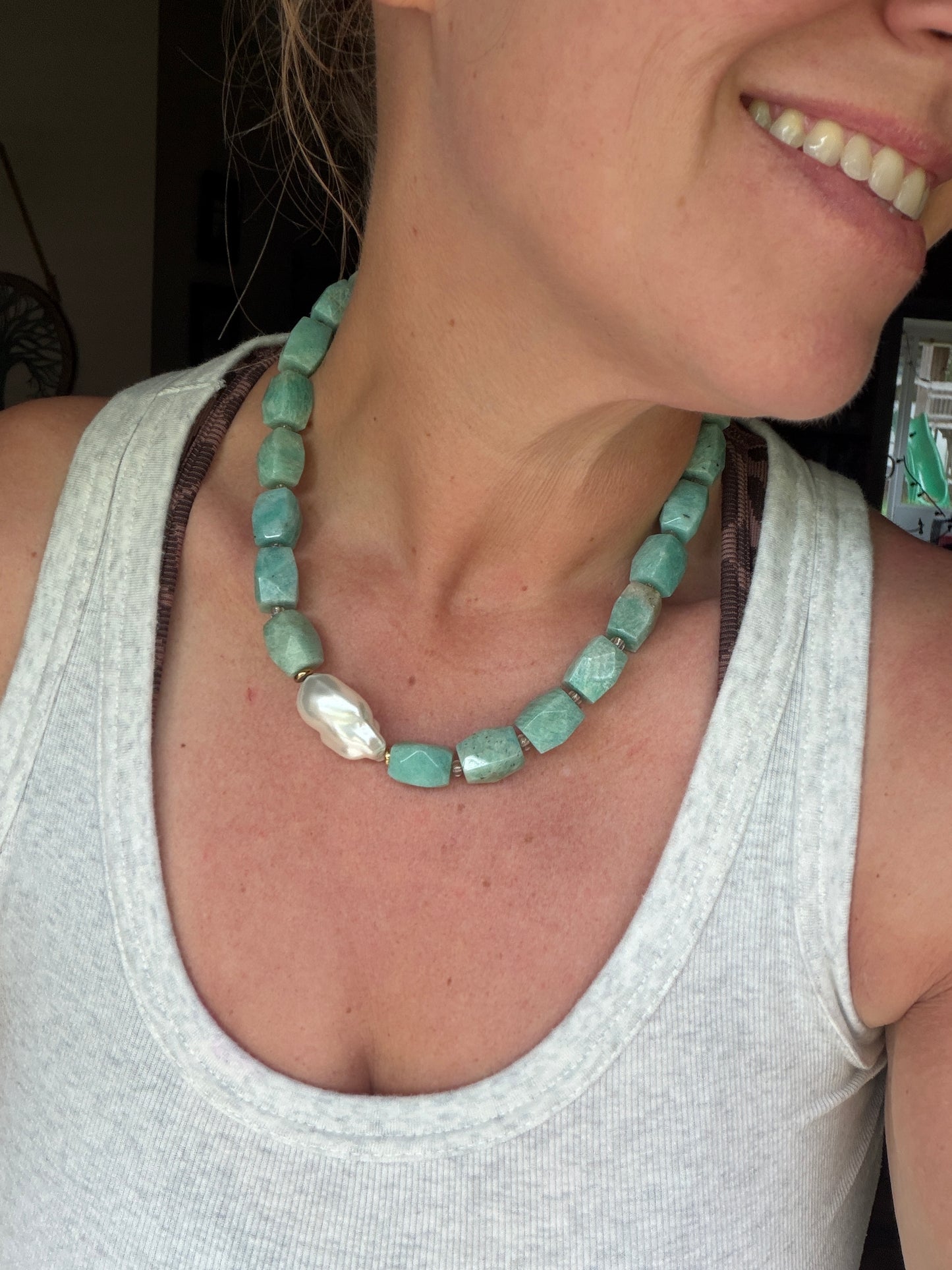 Amazonite Pearl