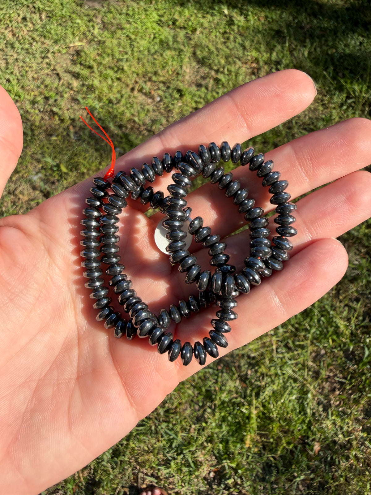 Hematite Rondelle