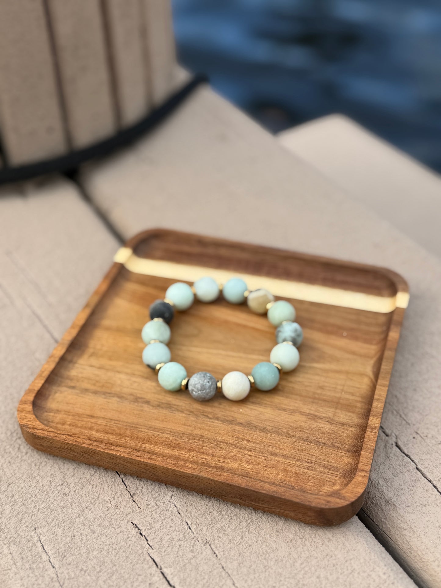 Darker Frosted Amazonite