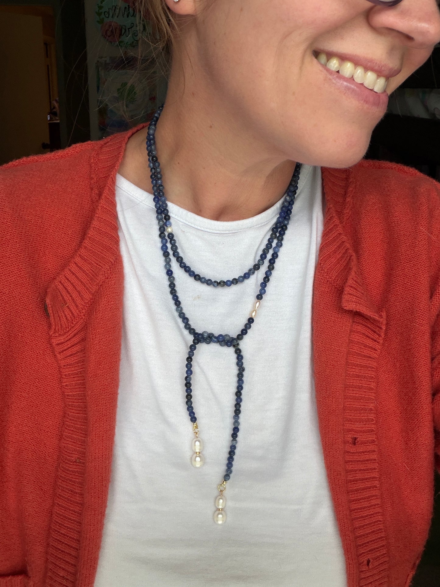 Sodalite Lariat